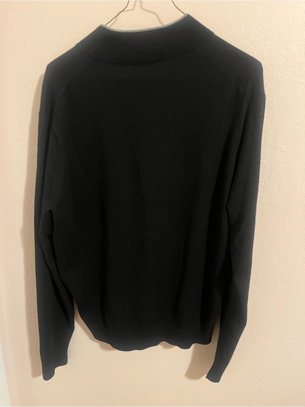 Barney’s New York Black Polo Sweater - Picture 3 of 6